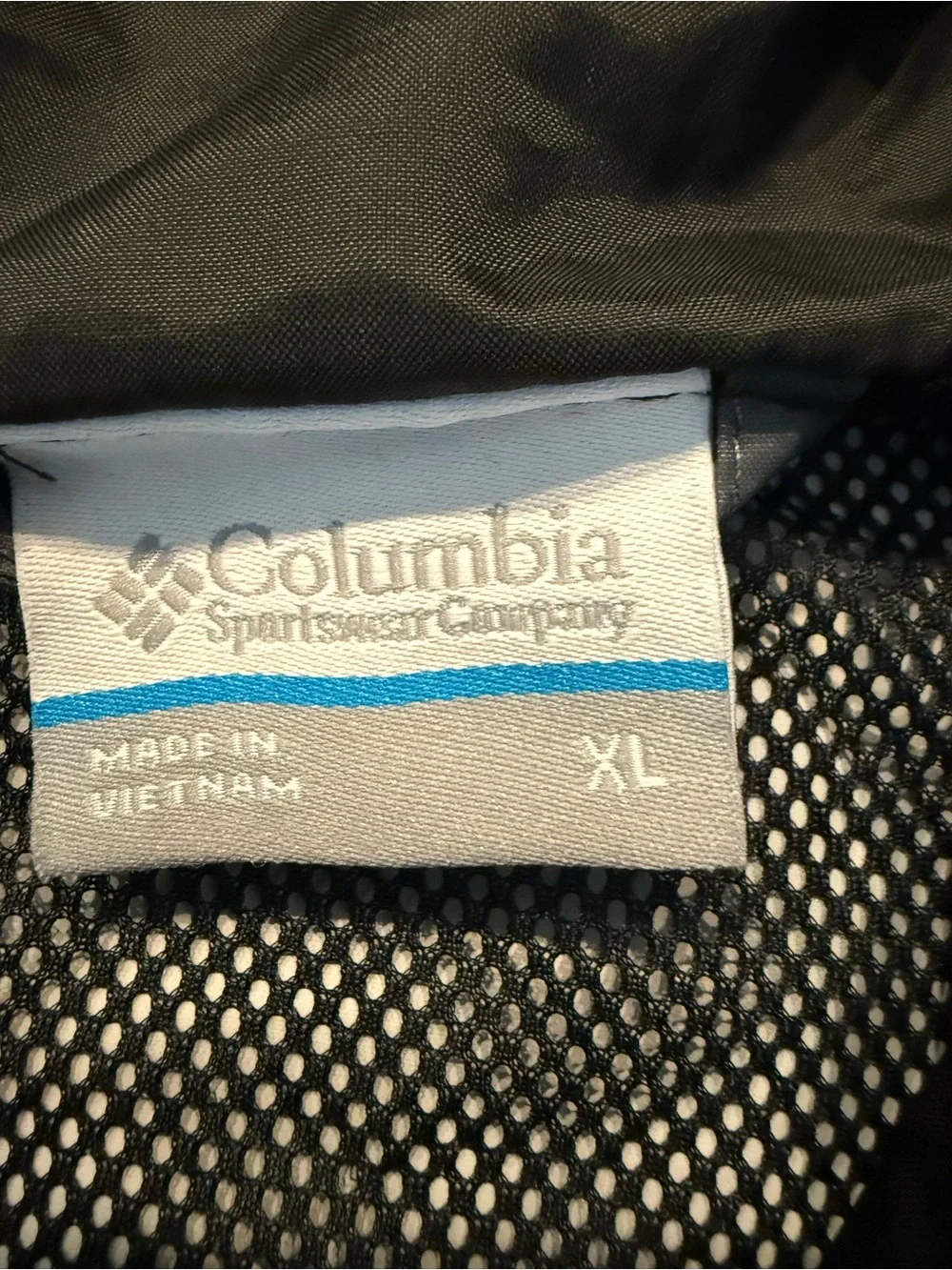 Columbia Men’s Slate Gray Hooded Rain Jacket
